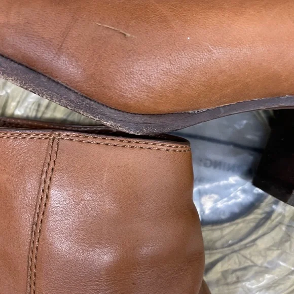 Coach Waldorf Tan Ankle Boots Size 7.5 - Picture 13 of 16